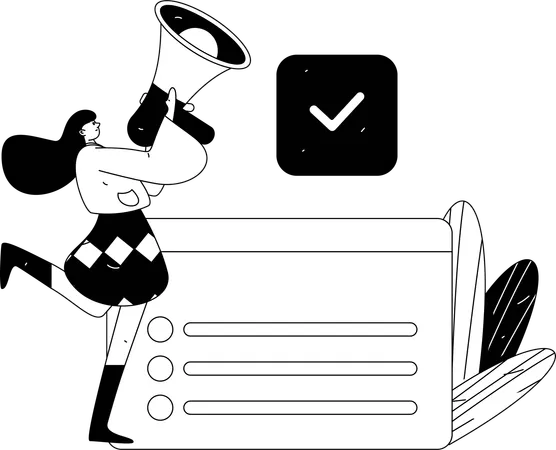 Task Announcement  Illustration