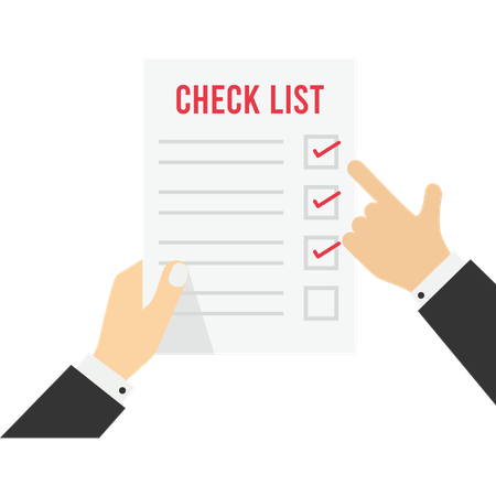 Task checklist  Illustration
