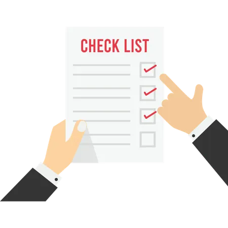 Task checklist  Illustration