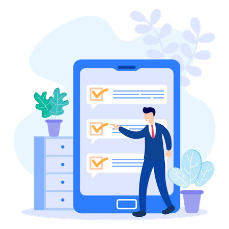 Task Checklist  Illustration