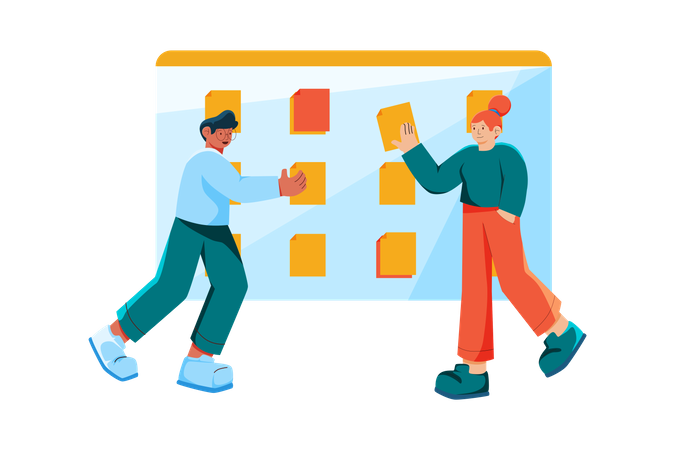 Task Collaboration Illustration