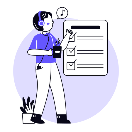 Task Completion  Illustration