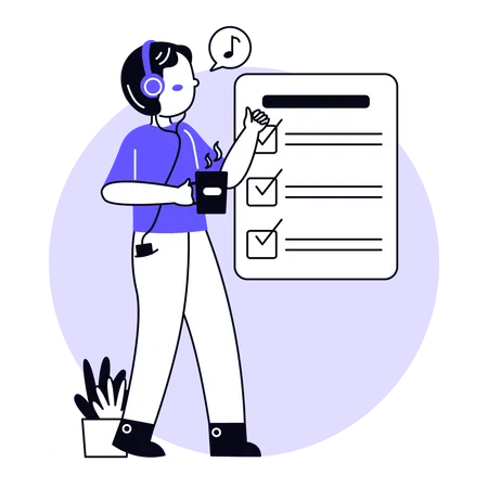 Task Completion  Illustration