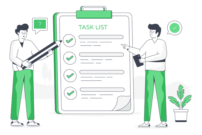 Task List Illustration