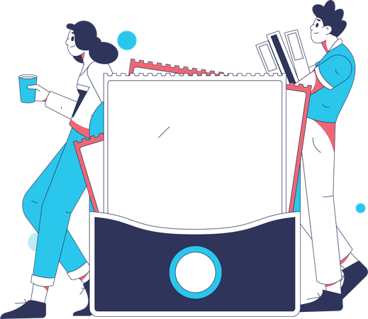 Task mail  Illustration
