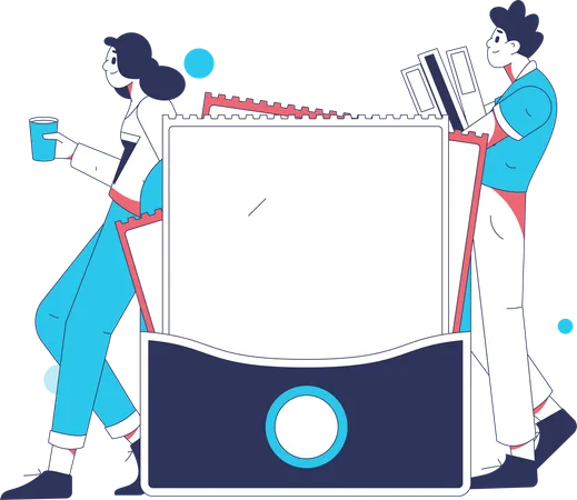 Task mail  Illustration