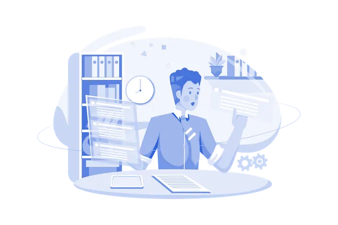 Task Management Illustration Concept On A White Background Illustration