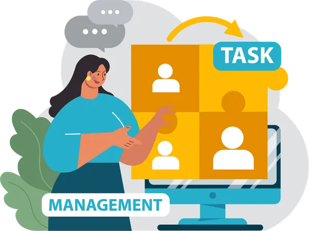 Task management  Illustration
