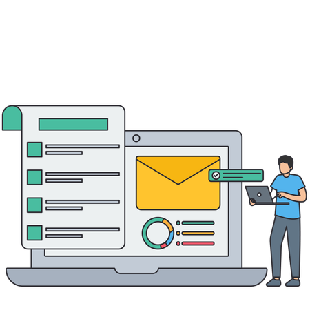 Task Management and work schedule  Illustration