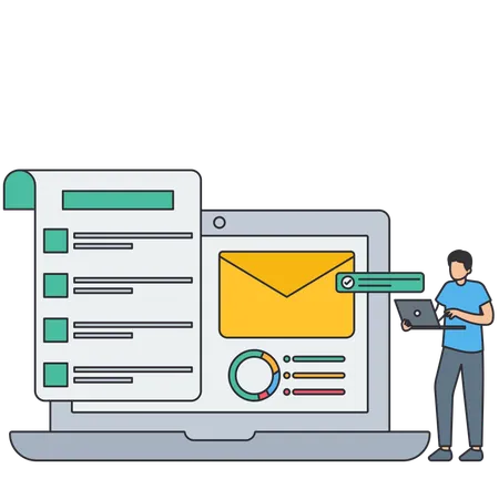 Task Management and work schedule  Illustration