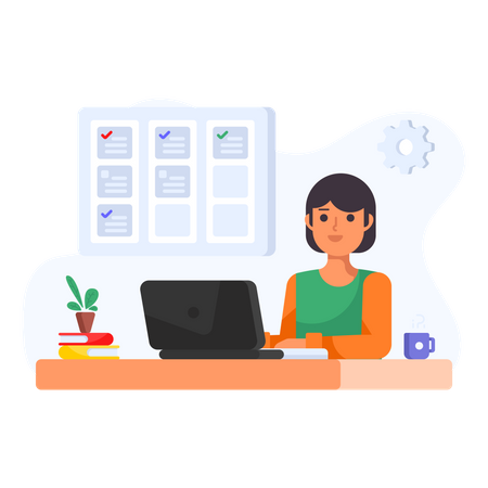 Task Management  Illustration