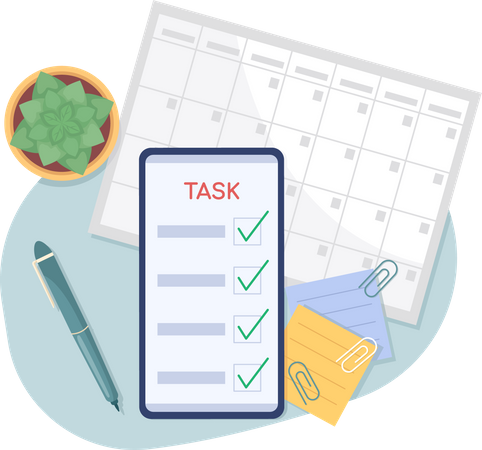 Task Management  Illustration