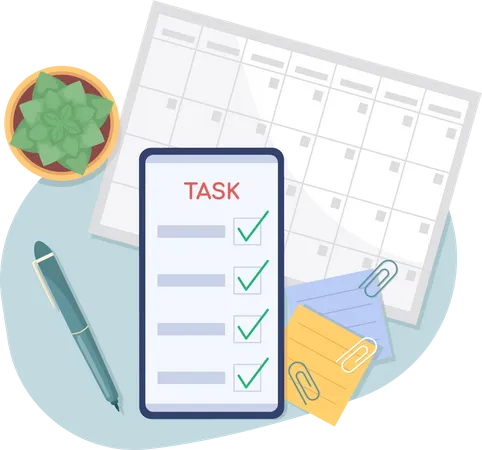 Task Management  Illustration