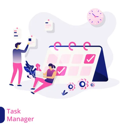 Task Manager Illustration