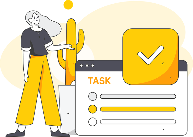 Task notification  Illustration