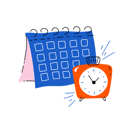 Task schedule Illustration