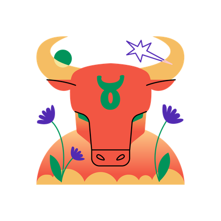 Tauro Zodiac Sign  Illustration