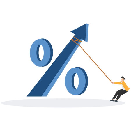 Les taux d'intérêt ont augmenté  Illustration