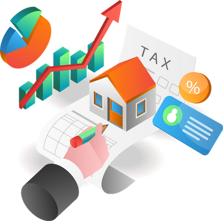 Tax accounting for housing investment business Illustration