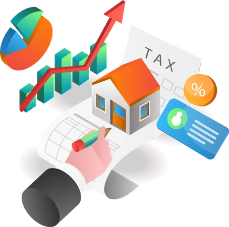 Tax accounting for housing investment business Illustration
