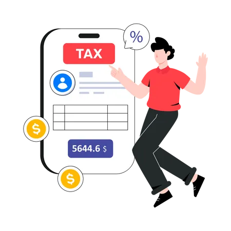 Tax App  Illustration