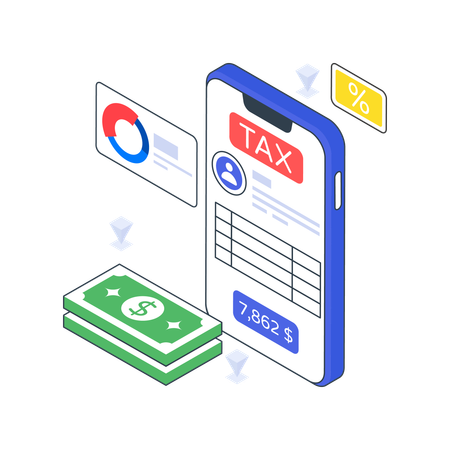 Tax App  Illustration