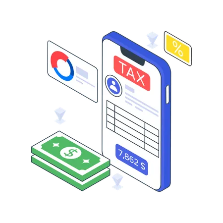 Tax App  Illustration