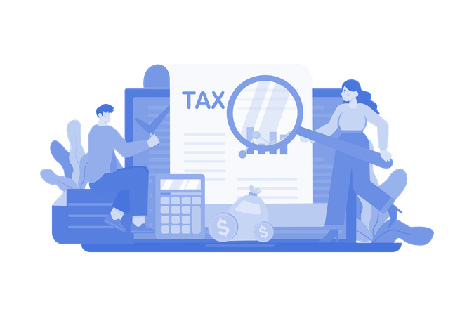 Tax Auditor  Illustration