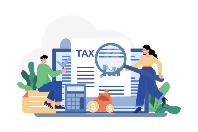 Tax Auditor  Illustration
