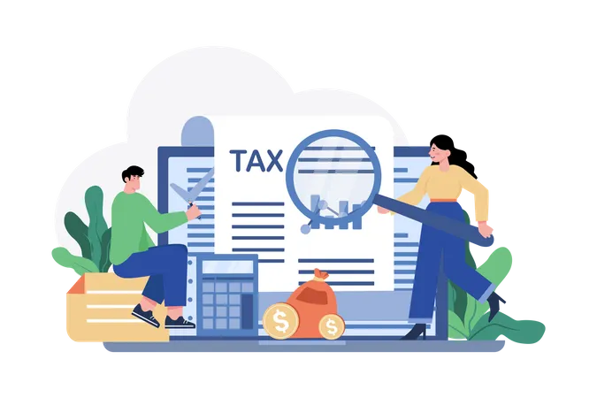 Tax Auditor  Illustration