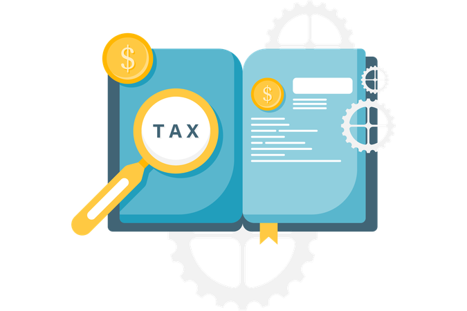 Tax bookkeeping  Illustration