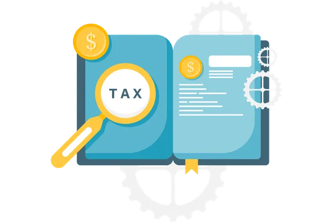 Tax bookkeeping  Illustration