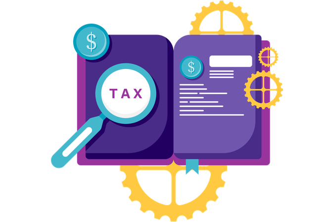 Tax bookkeeping  Illustration