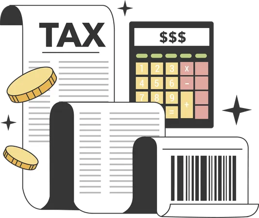 Tax calculation and auditing  Illustration