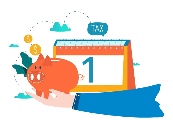 Tax Calendar  Illustration