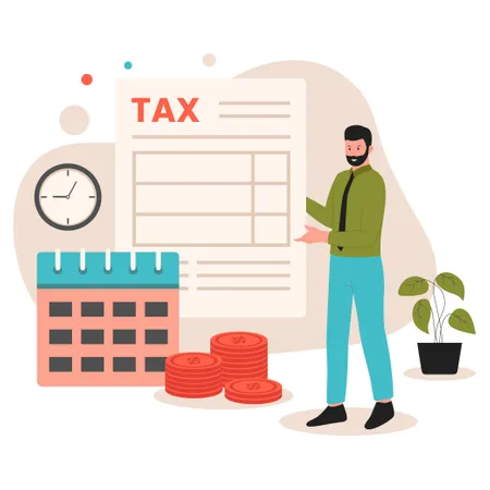 Tax Calendar  Illustration