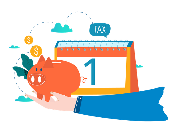 Tax Calendar  Illustration