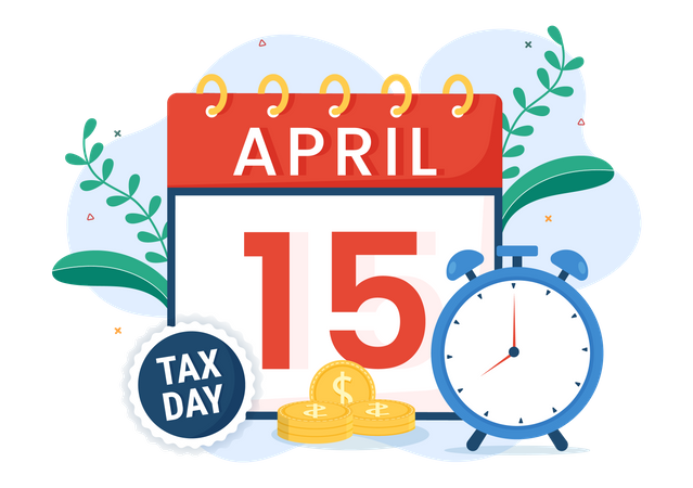 Tax Day  Illustration