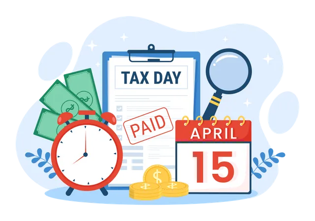 Tax Day  イラスト