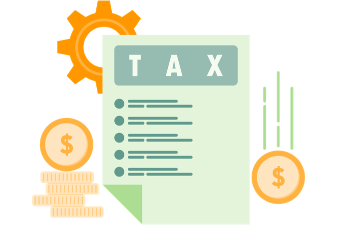 Tax Deduction Proof Sheet  Illustration