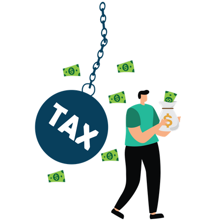 Tax evasion  Illustration