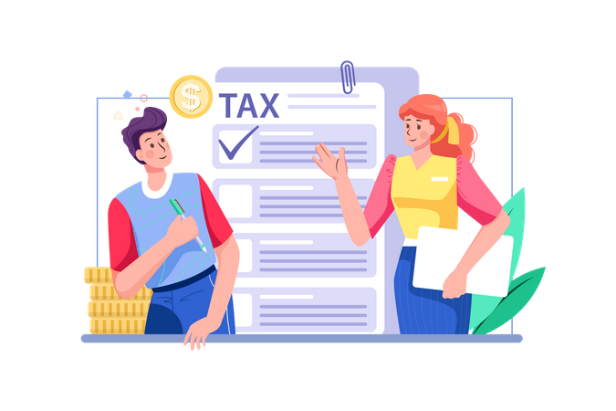 Tax Filing  Illustration