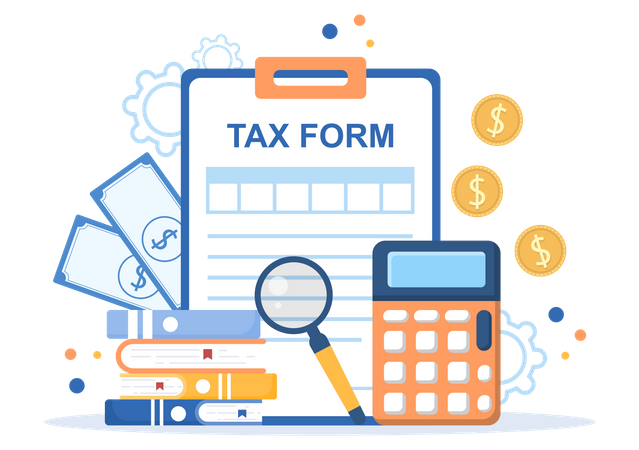Tax filling Illustration