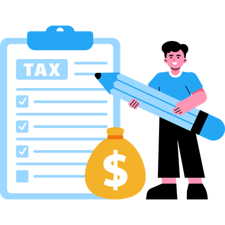 Tax Filling  Illustration