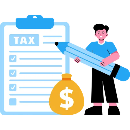 Tax Filling  Illustration