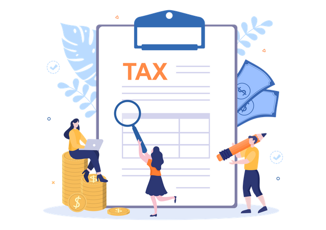 Tax form Analysis  Illustration