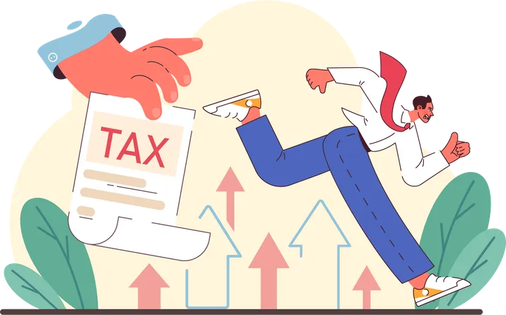 Tax Growth  일러스트레이션
