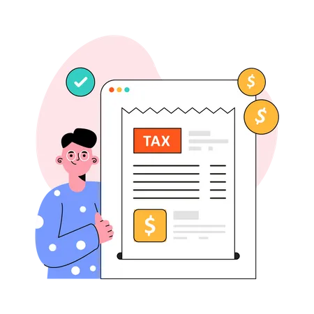 Tax Invoice  Illustration