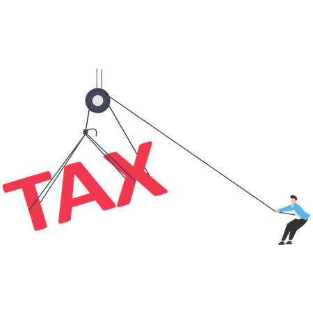 Tax Overburdened  Illustration