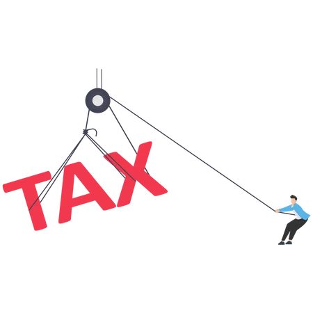 Tax Overburdened  Illustration